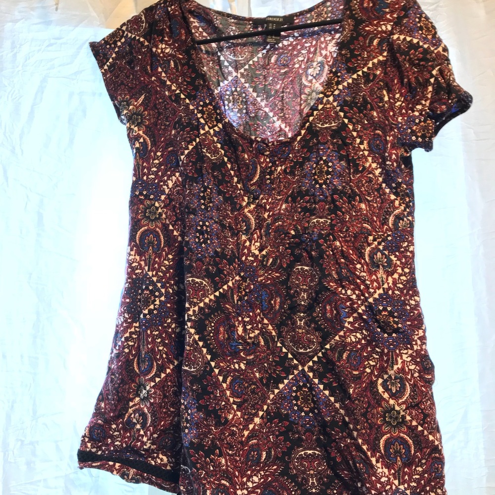 Forever 21 tribal print romper